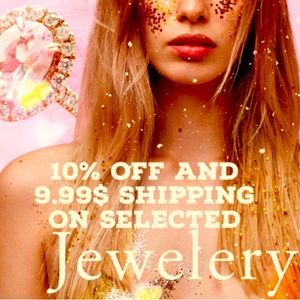 10% off on selected jewelry and 9.99$ shipping 💍💍💍